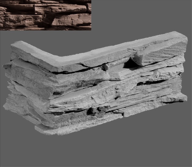 На стену Перуджа Угловой элемент 709 20/10x10x3.5