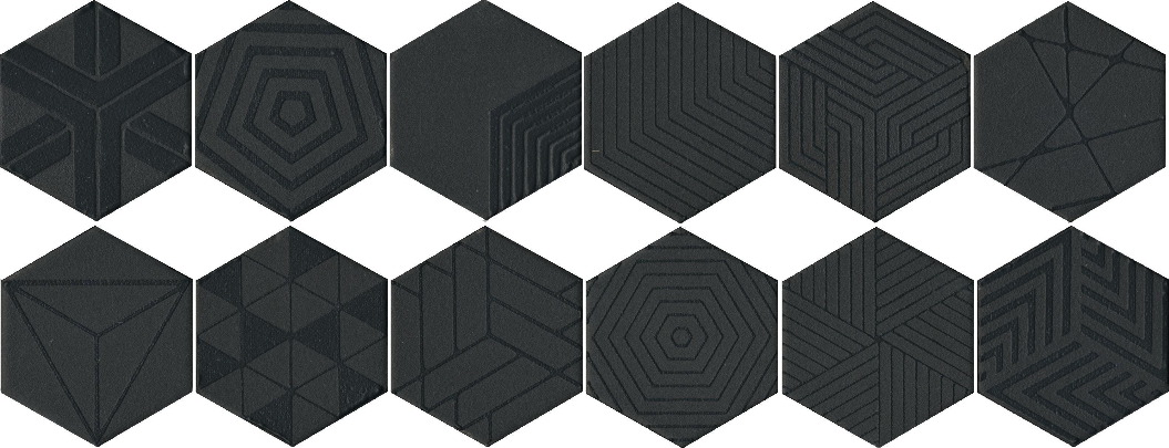 OS/B241/63001 Декор Агуста Черный 6x5.2 - фото 13