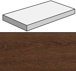 620070000876 Ступень Oak Reserve Dark Brown Scalino Angolare Dx 33x120