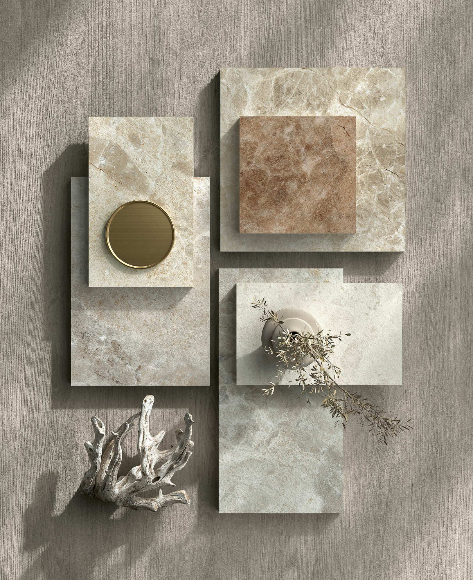 104718 На пол Breccia Paradiso Beige Levigato 8.5mm 60x120 - фото 12