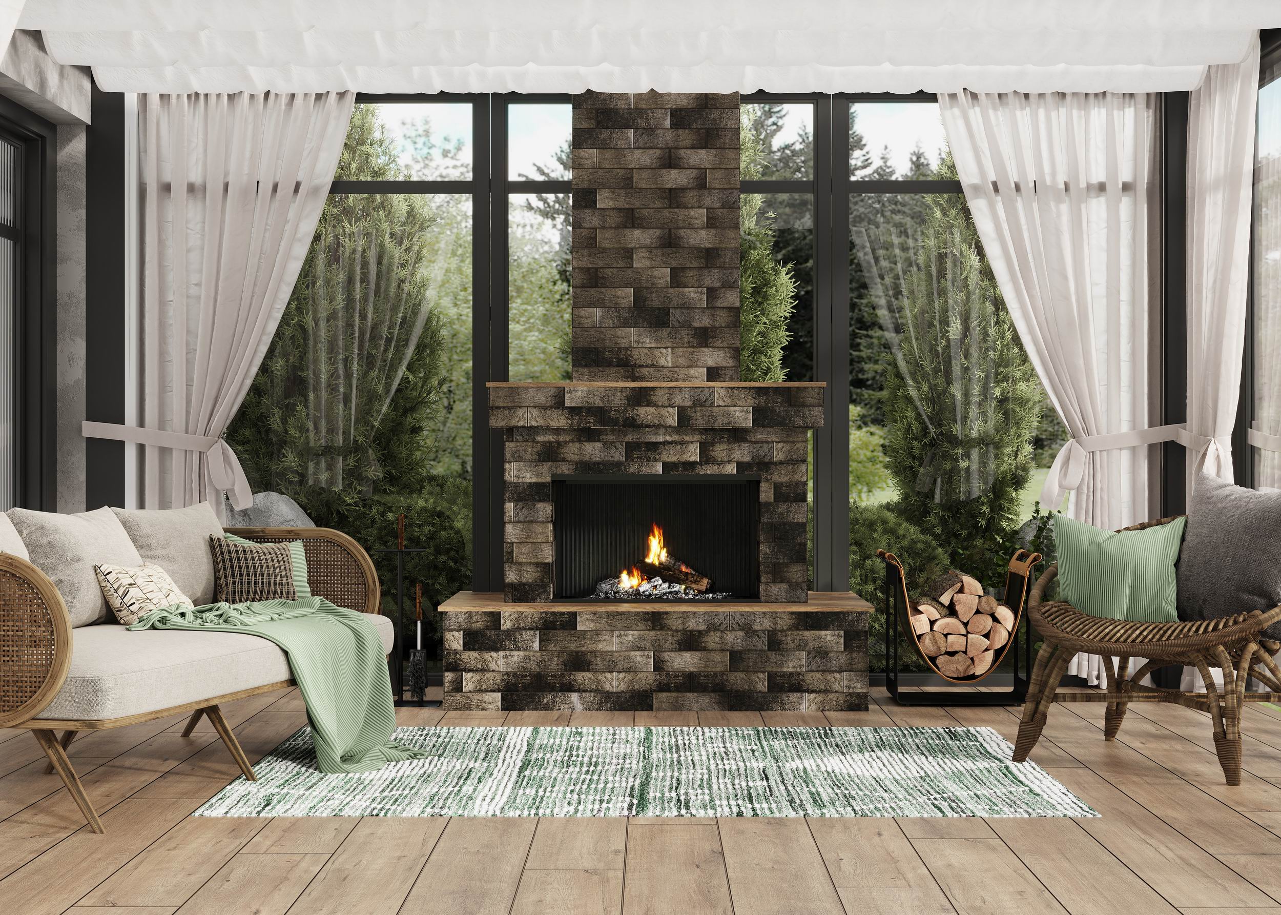 На стену Trevi Умбра 245x65 - фото 7