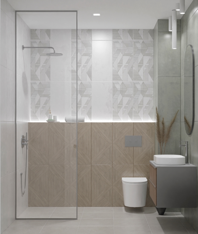 00-00108410 На стену Fortezza Grey 31.5x63 - фото 8