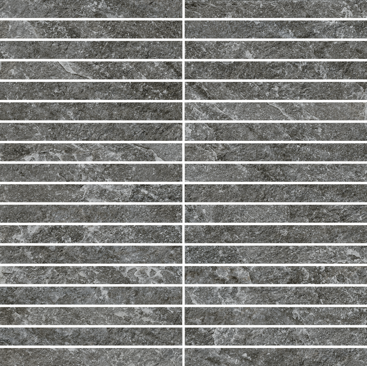 610110001366 Декор Magma Graphite Mosaico Strip 30x30