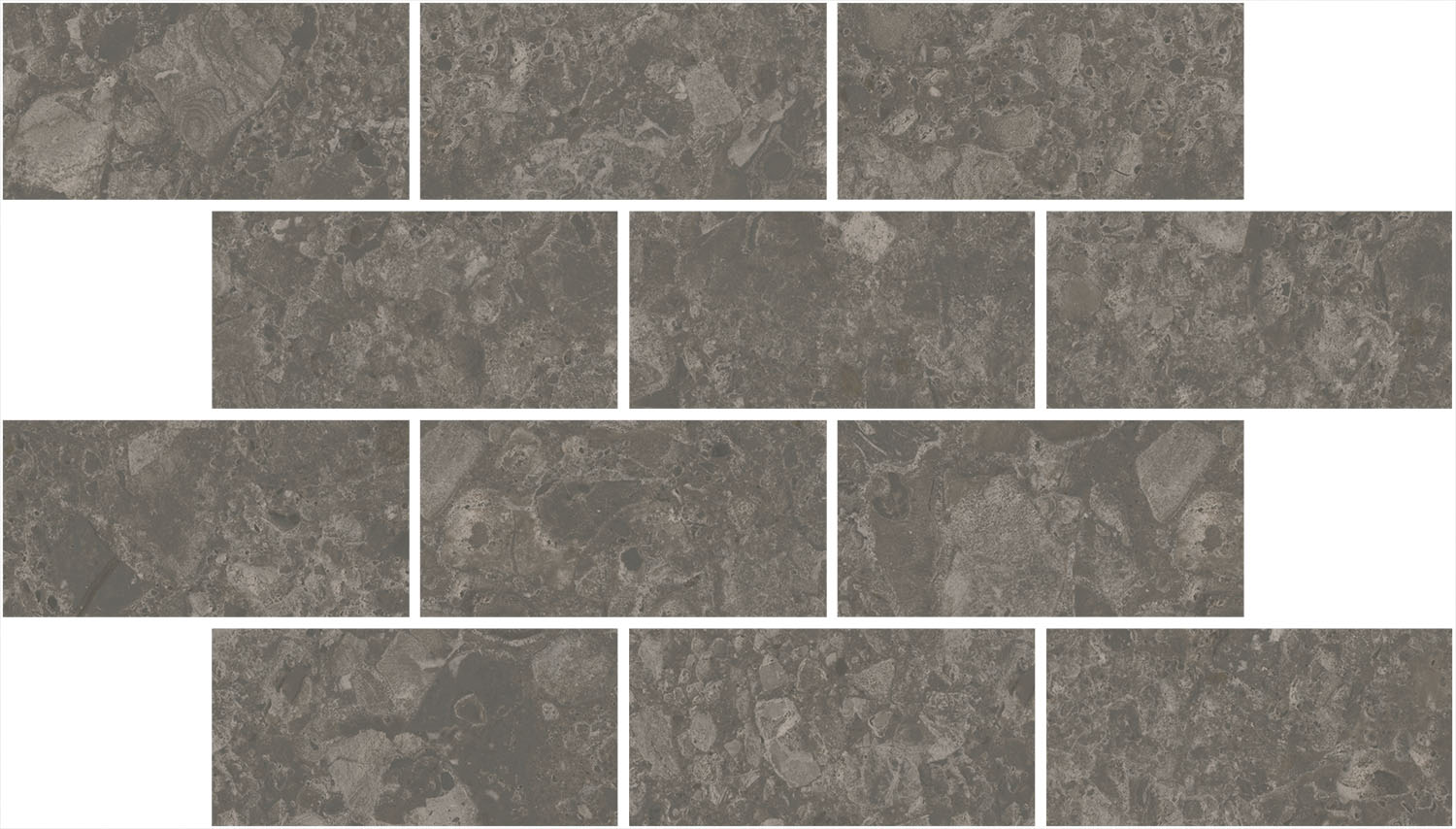 DD606320/MM Декор Чеппо ди Гре Мозаичный коричневый матовый обрезной 34.6x20x0.9 - фото 2