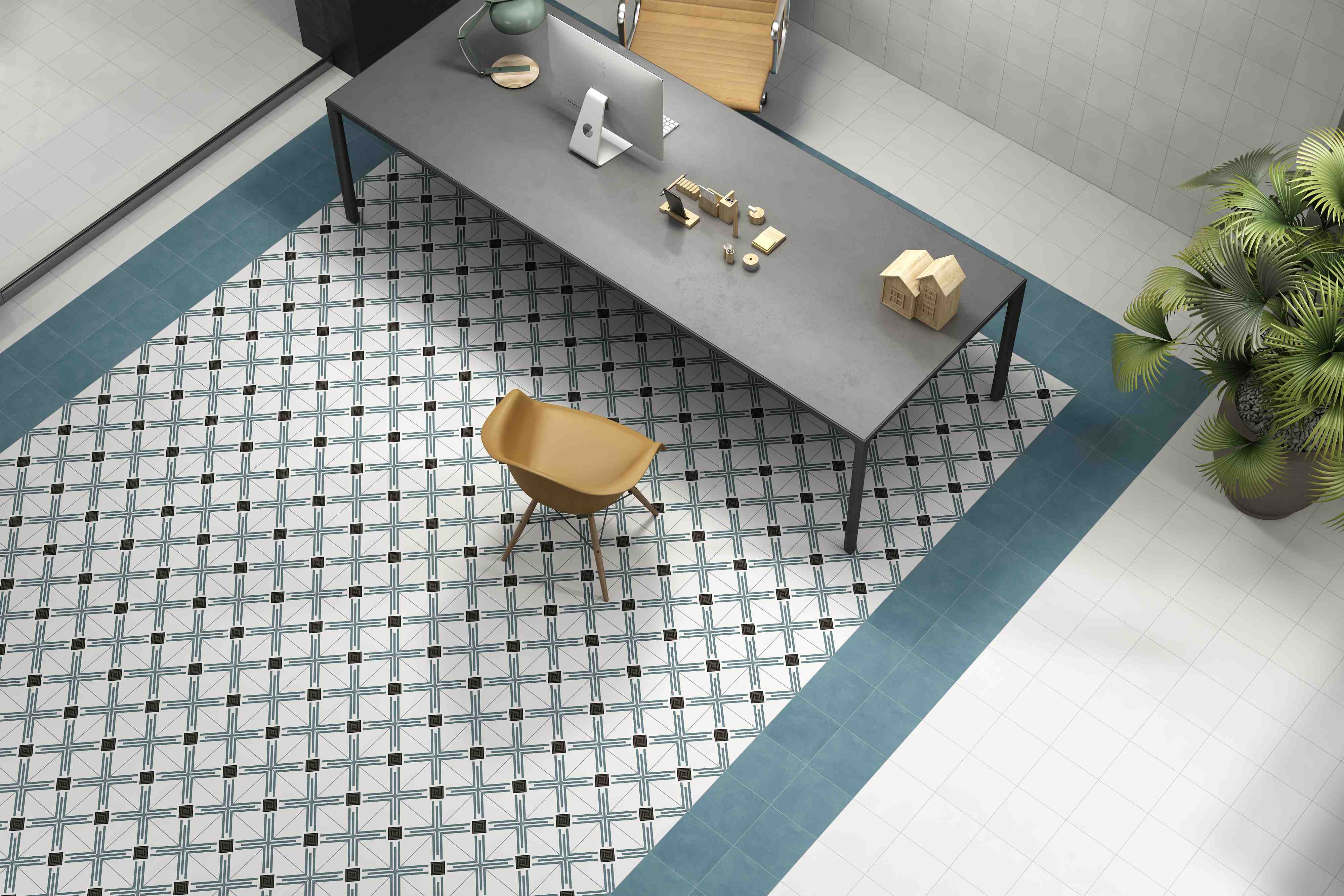 ENCLR6082MT2020 На пол Tira White Matt 200х200х8 - фото 2