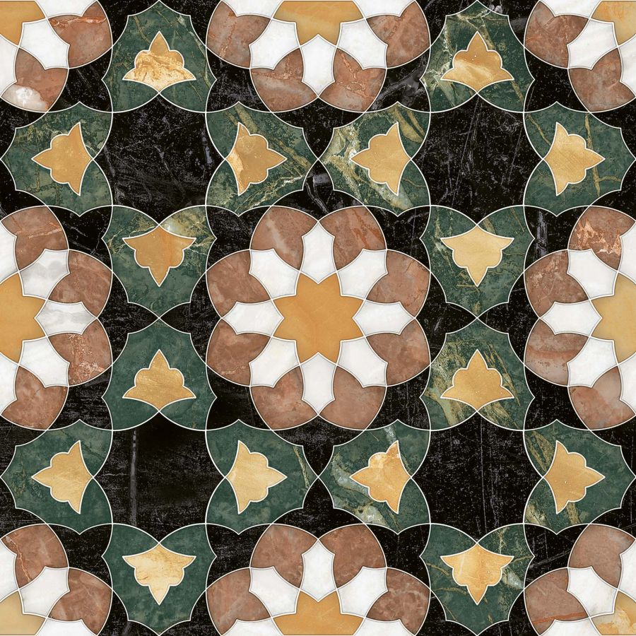 На пол Marrakech Zellige Hivernage 22.3x22.3