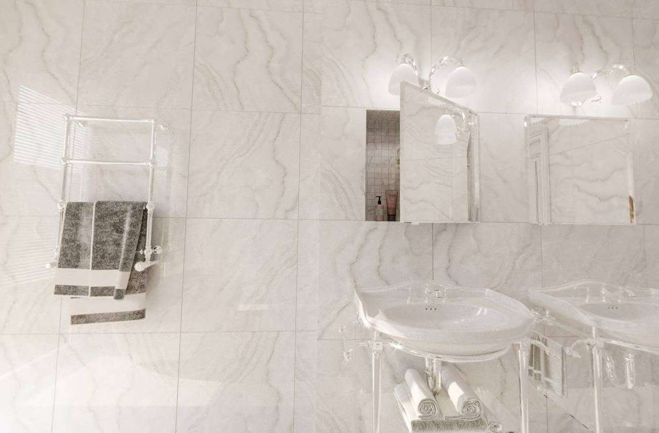 PRO 1148G На пол Silver Onix Gloss 1200x600 - фото 10