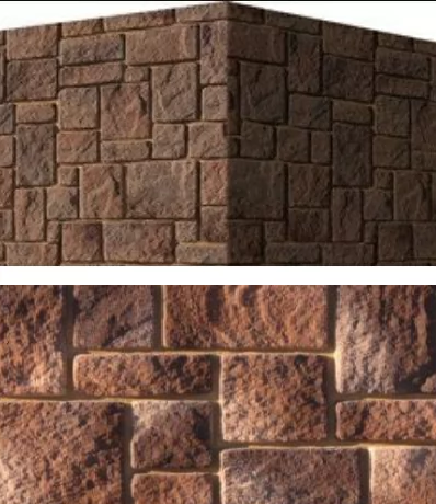 421-45 На стену Девон Коричневый 8х8