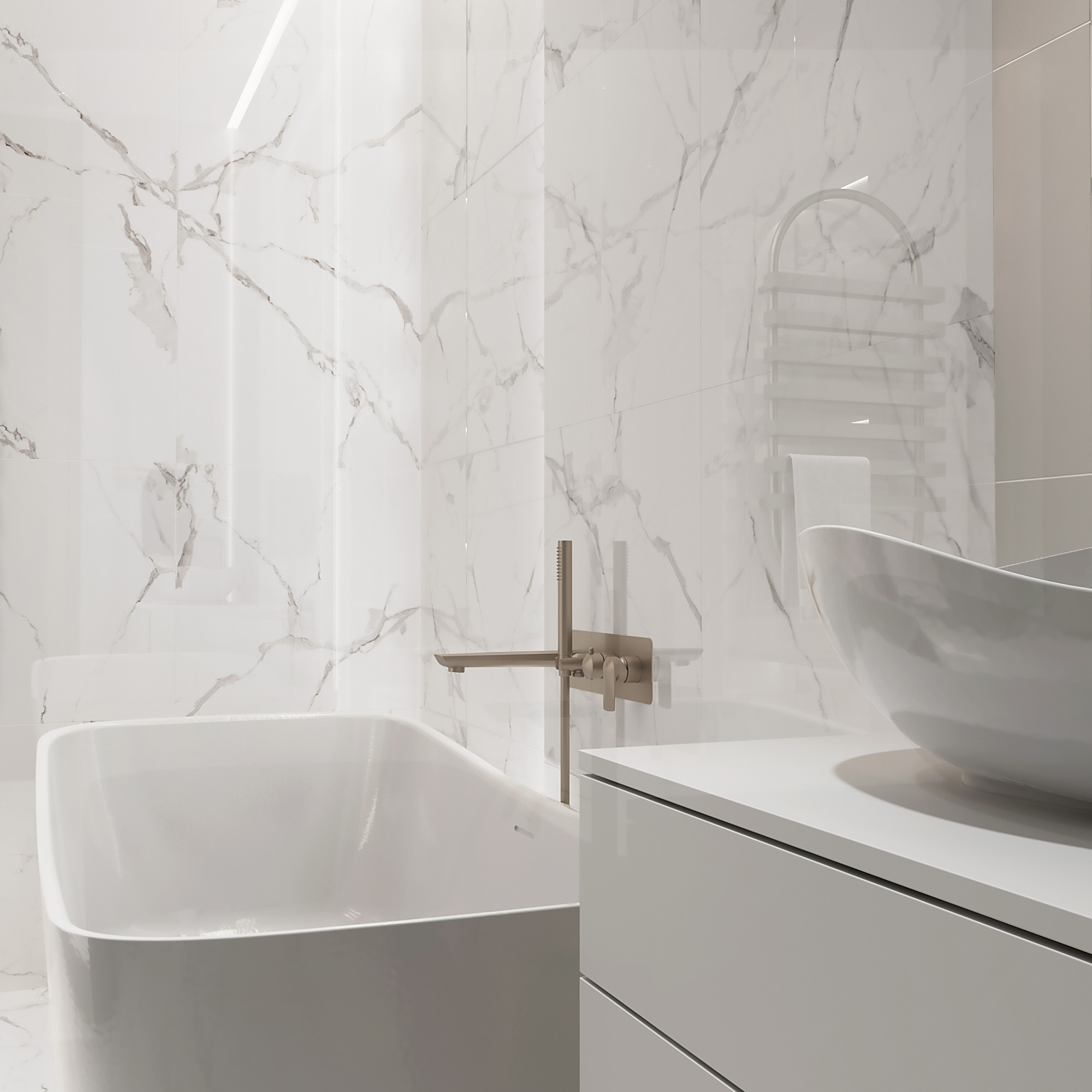 Arcadia Ceramica Statuario Mires