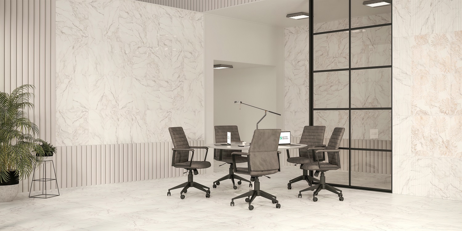 Декор Briere D Flower Белый 1 - фото 13