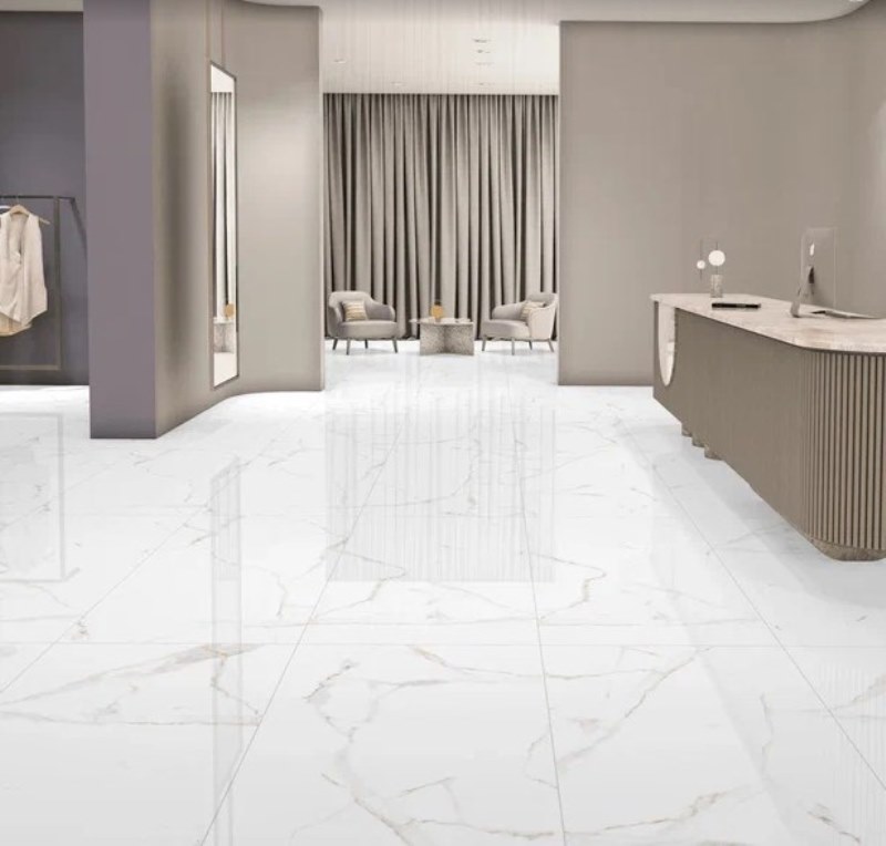 На пол Satvario Lite White 60x60 - фото 10