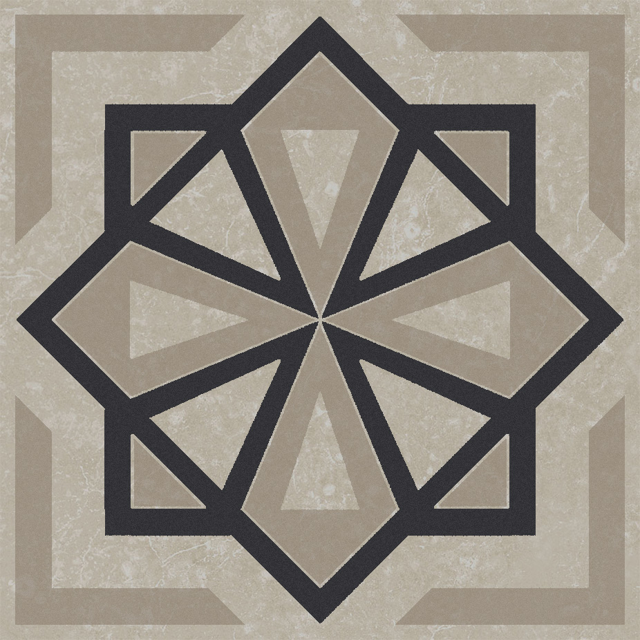 KMD3STA050GN Декор Касабланка Серый светлый матовый 9.8x9.8x0.7