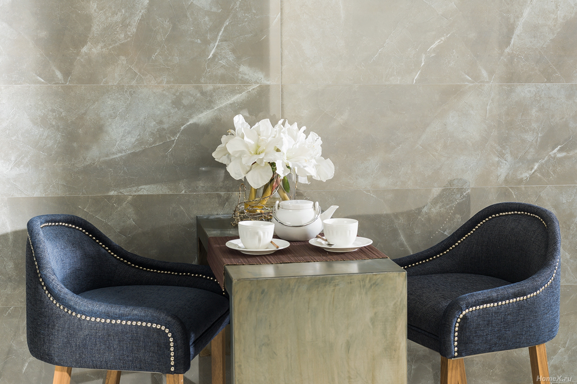 V1440250 На стену Marmol Mosaico Crema Marfil - фото 3