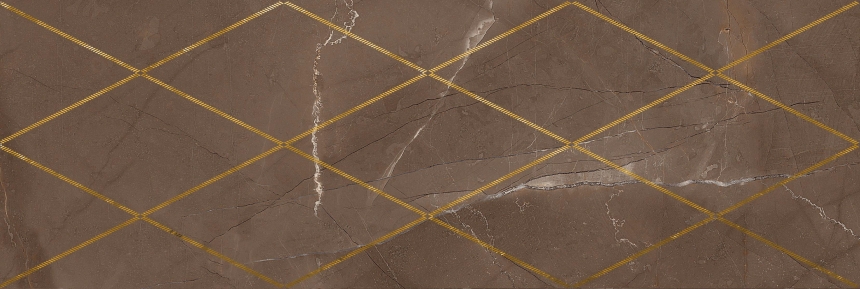 1664-0147 Декор Миланезе Дизайн Римcкий мaррoнe 20х60