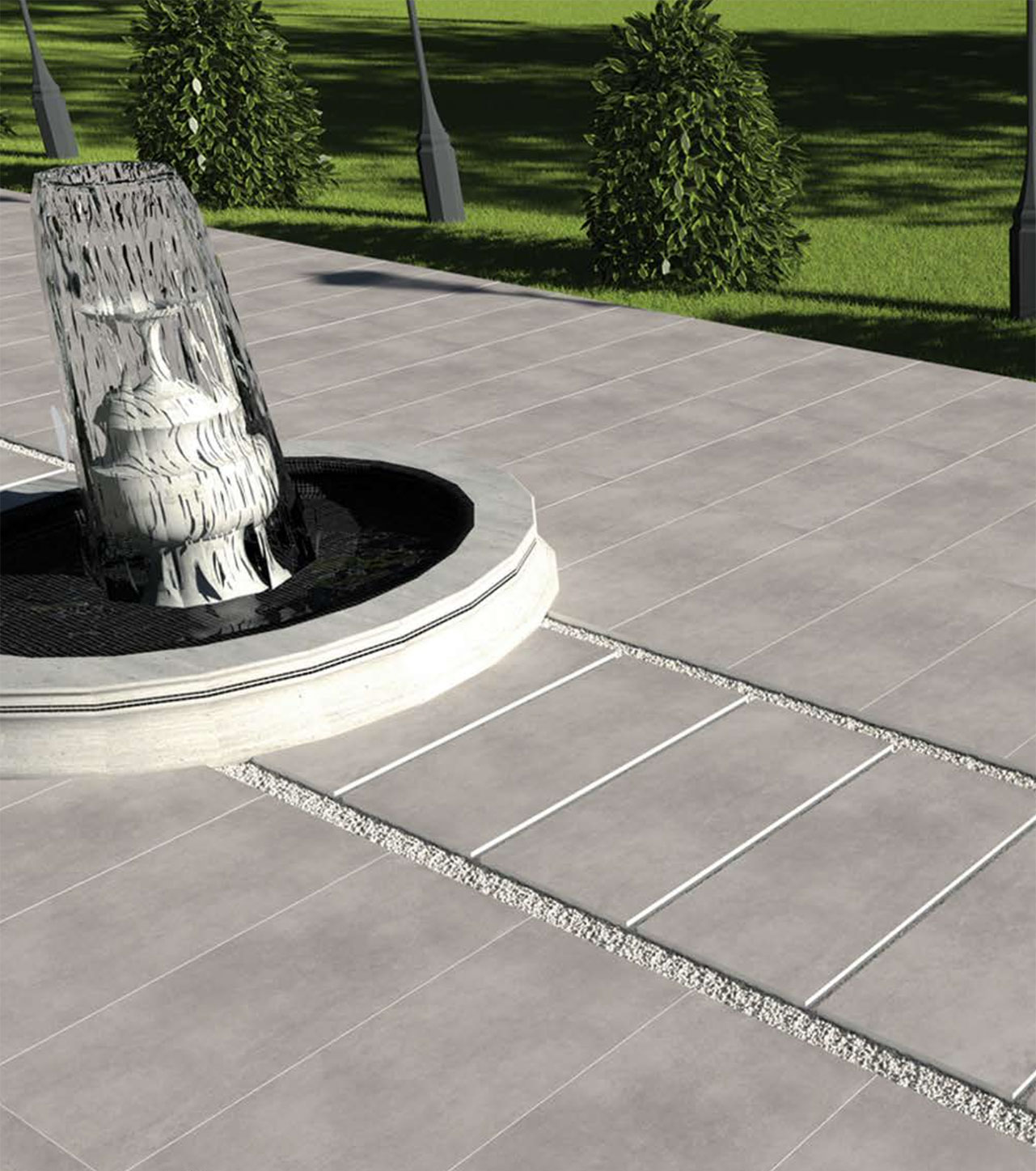 IROF1905 На пол Jupiter Light Gray Matt 60x60x2 - фото 6