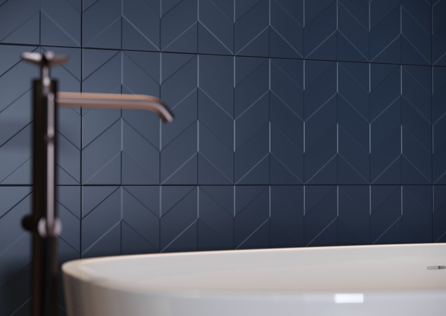 O-LYN-WIE052 Декор Love you navy Белая сатиновая А - фото 4