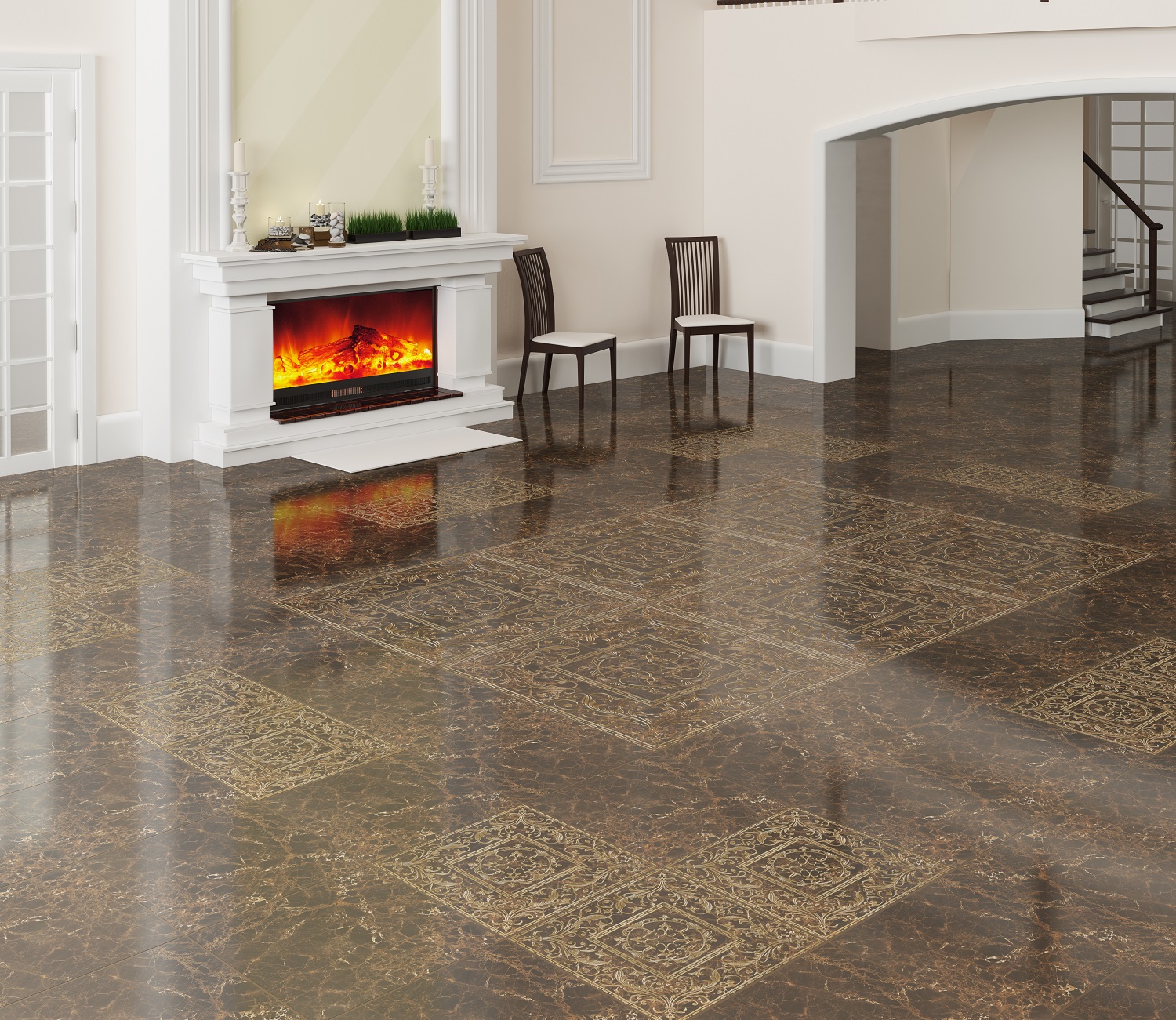 Декор Bohemia Brown decor PG 01 - фото 5