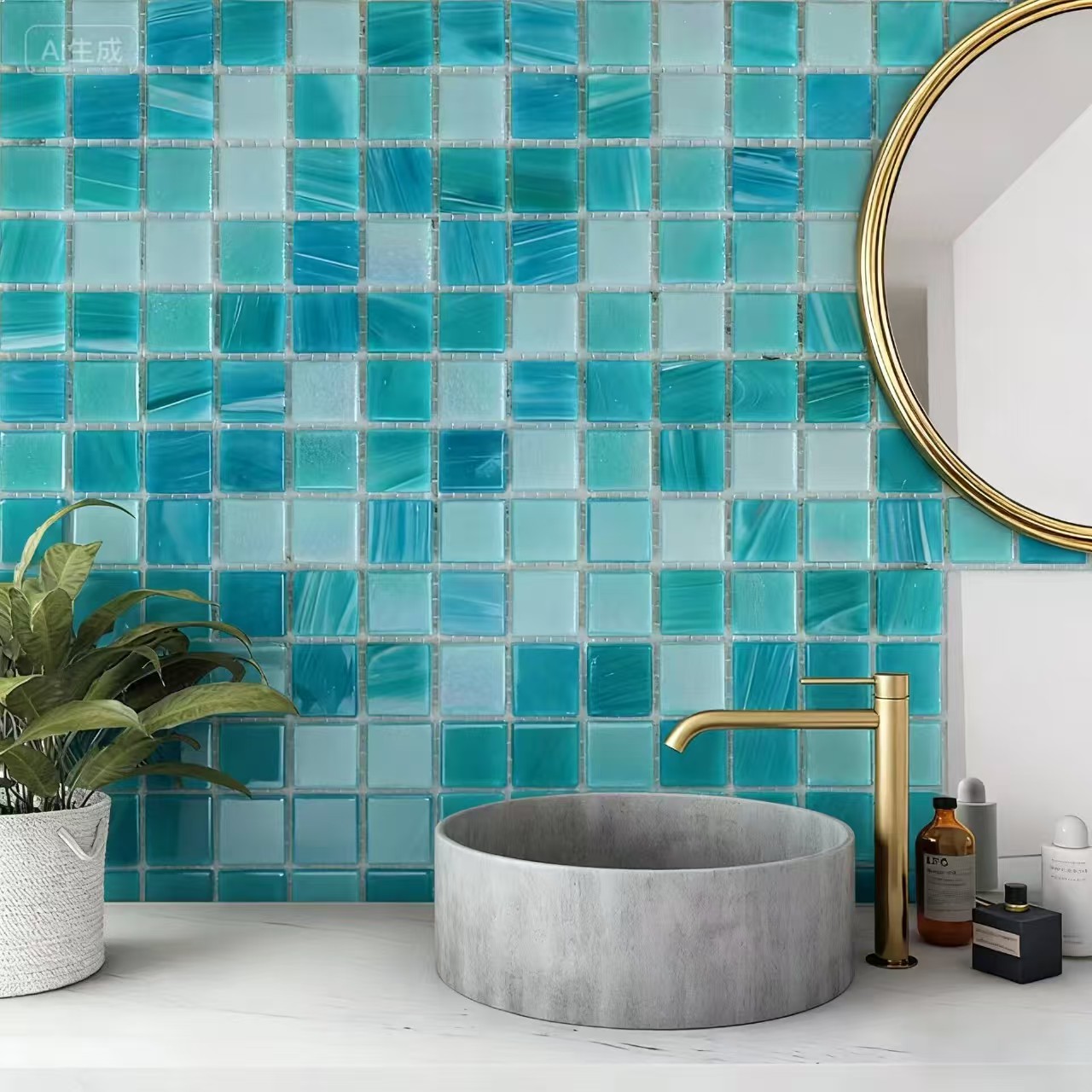 Fashion 15*15 300*300 На пол Стеклянная мозаика Fashion - фото 34