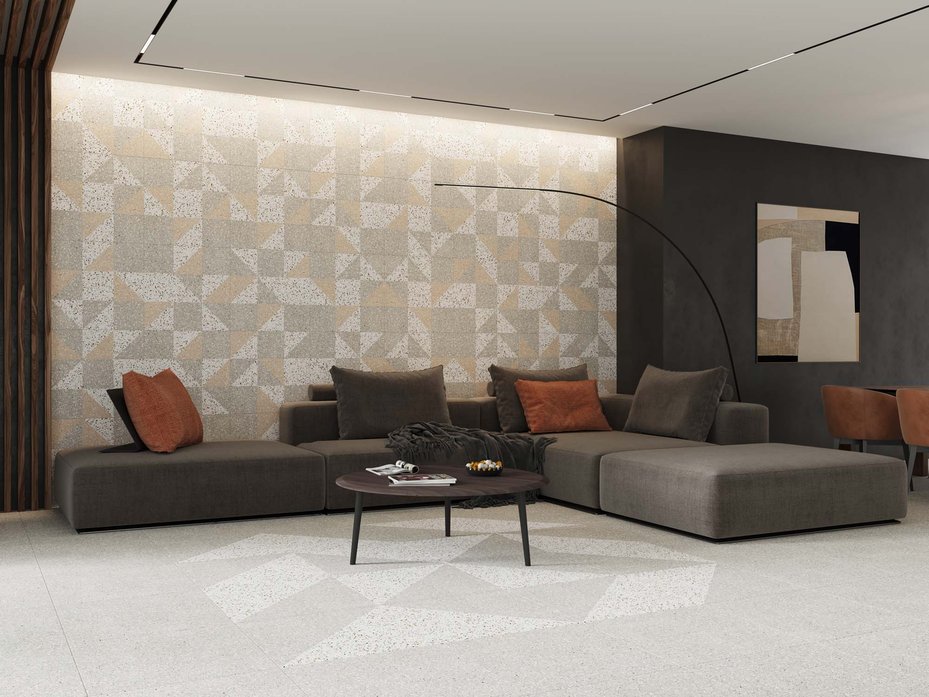 Set/Steptrade/CM02_NS/33x120/S1/Stripe/CM02_NS/14,5x120 Ступень Cosmos CM02 Beige неполированная прямоугольный бортик  подступенник 33x120 - фото 3