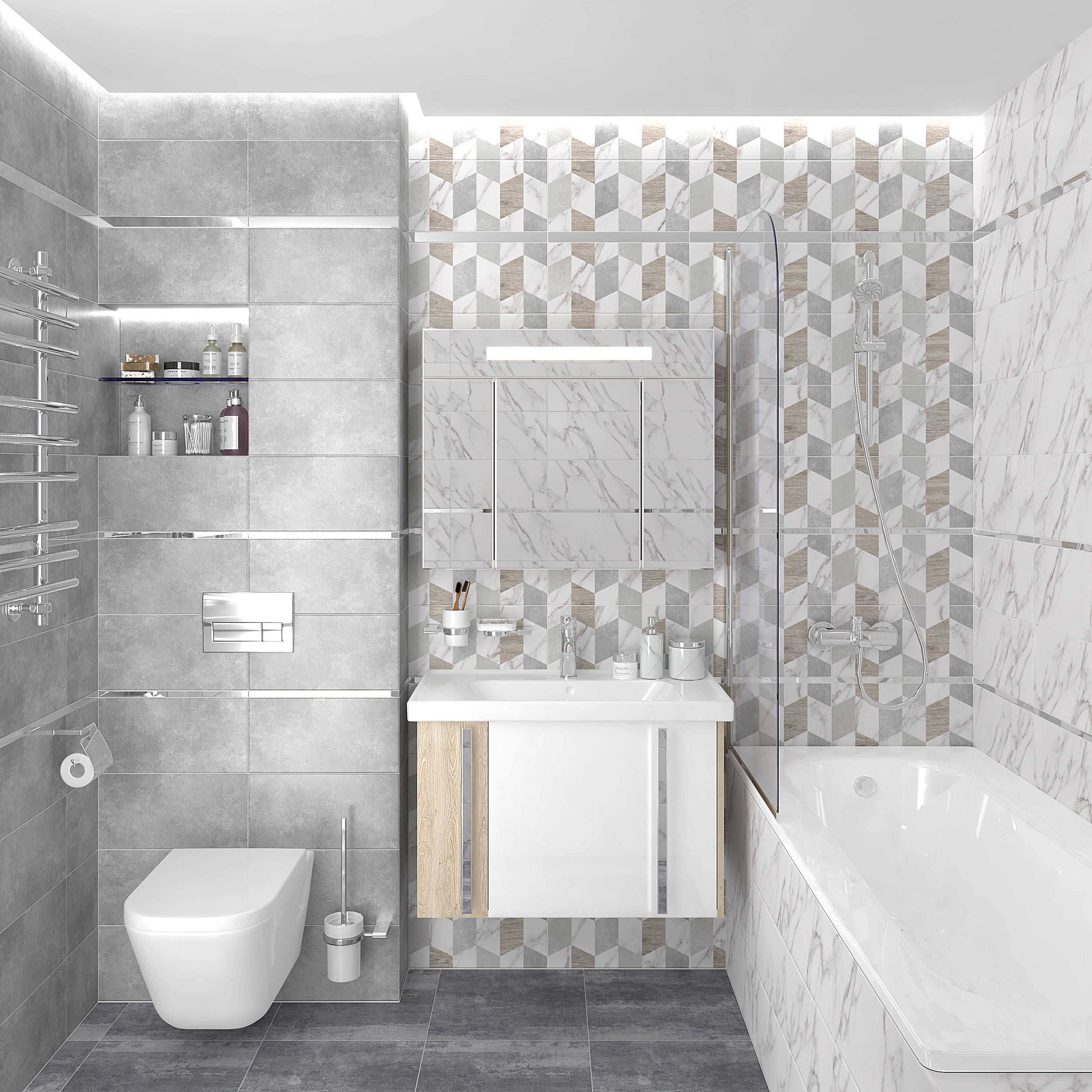 08-00-01-2678 На стену Blanco Белый мозаика - фото 4