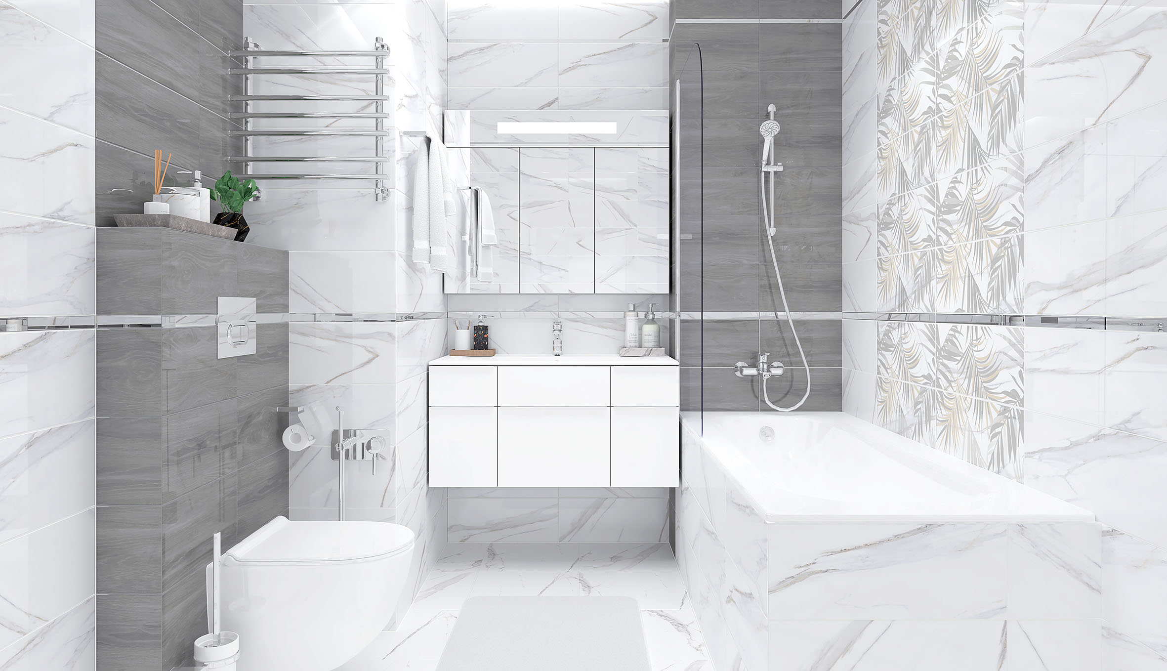 Декор Aria Белый-2 Botanica - фото 5