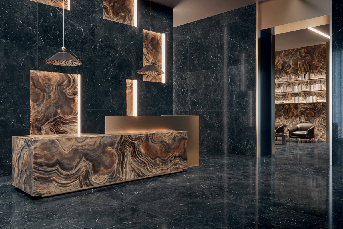 PF60014088 Декор Tarsia Frame Nero Deco Lux 3D Rett 60x120 - фото 6