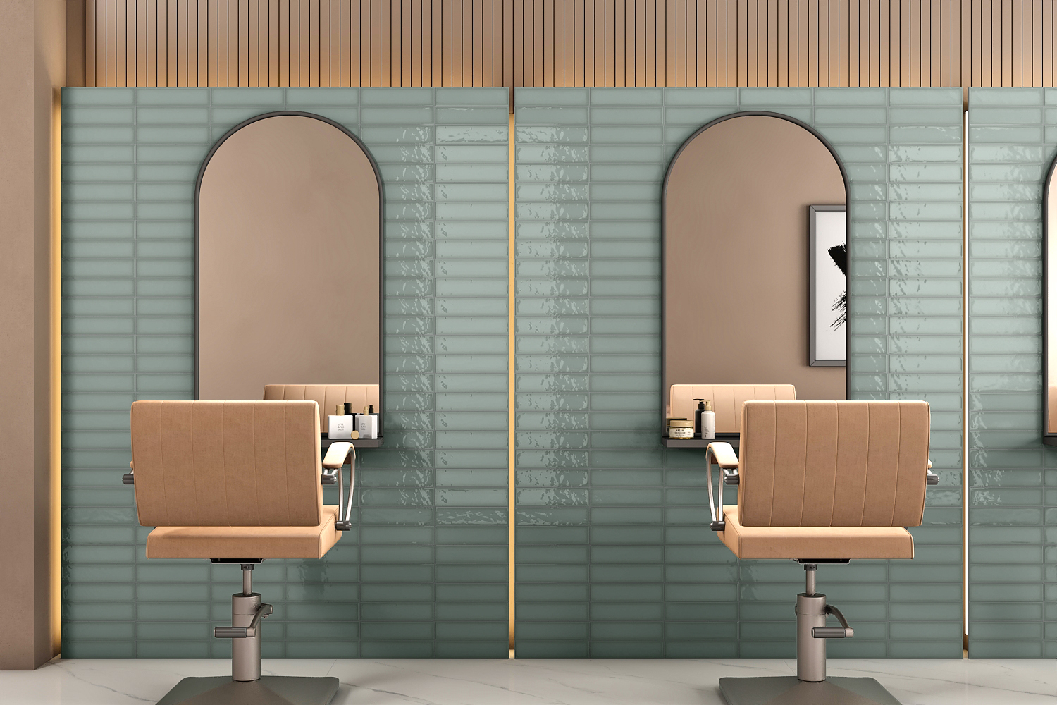 На стену Monte Blue 10x40 - фото 4