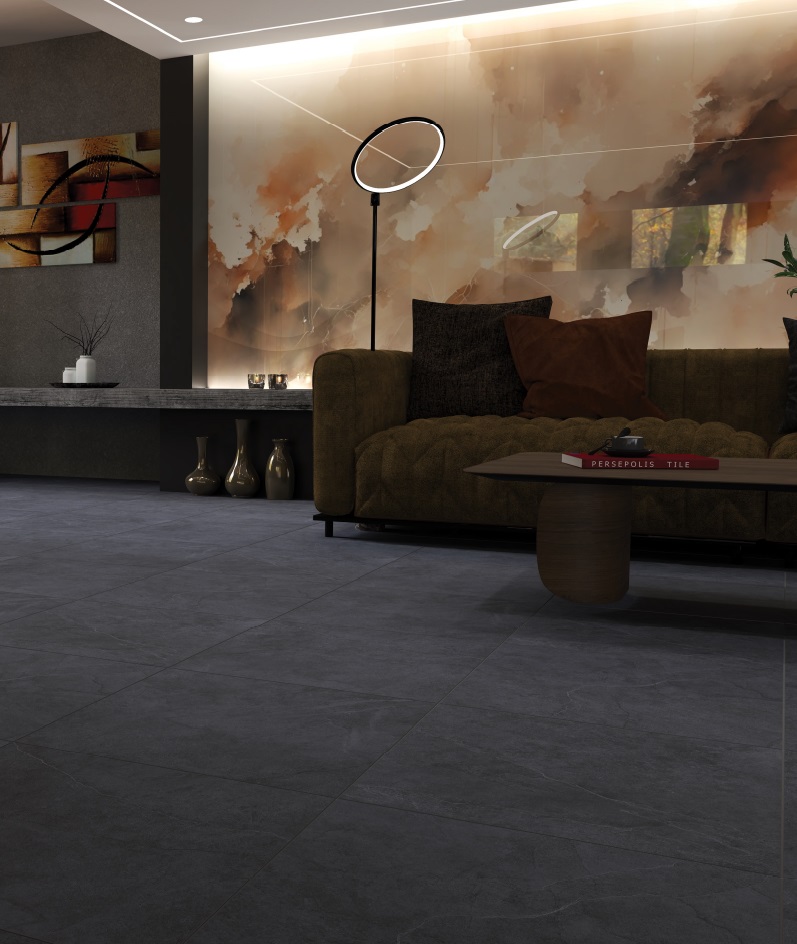 6FMD2252 На пол Toledo Antracite Dark Grey Matt Rect 60х60 - фото 8