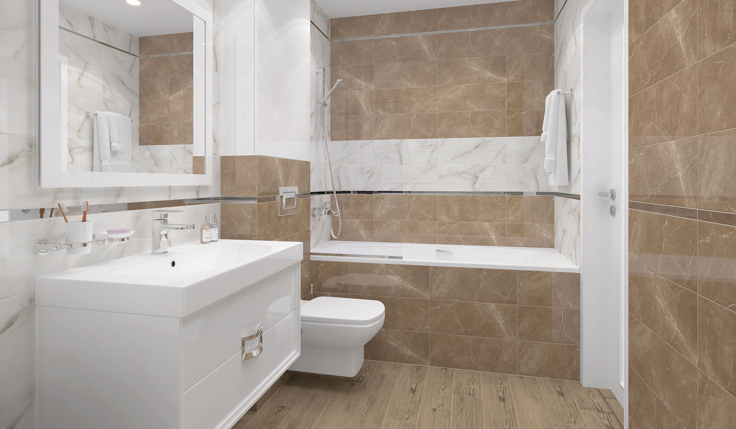 На пол Ivory Magnolia Бежевый - фото 5