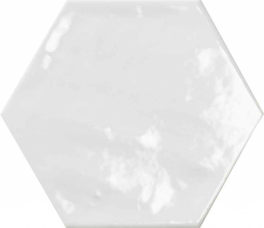 На стену Chiara Blanco hex глазурованная глянцевая 20x24