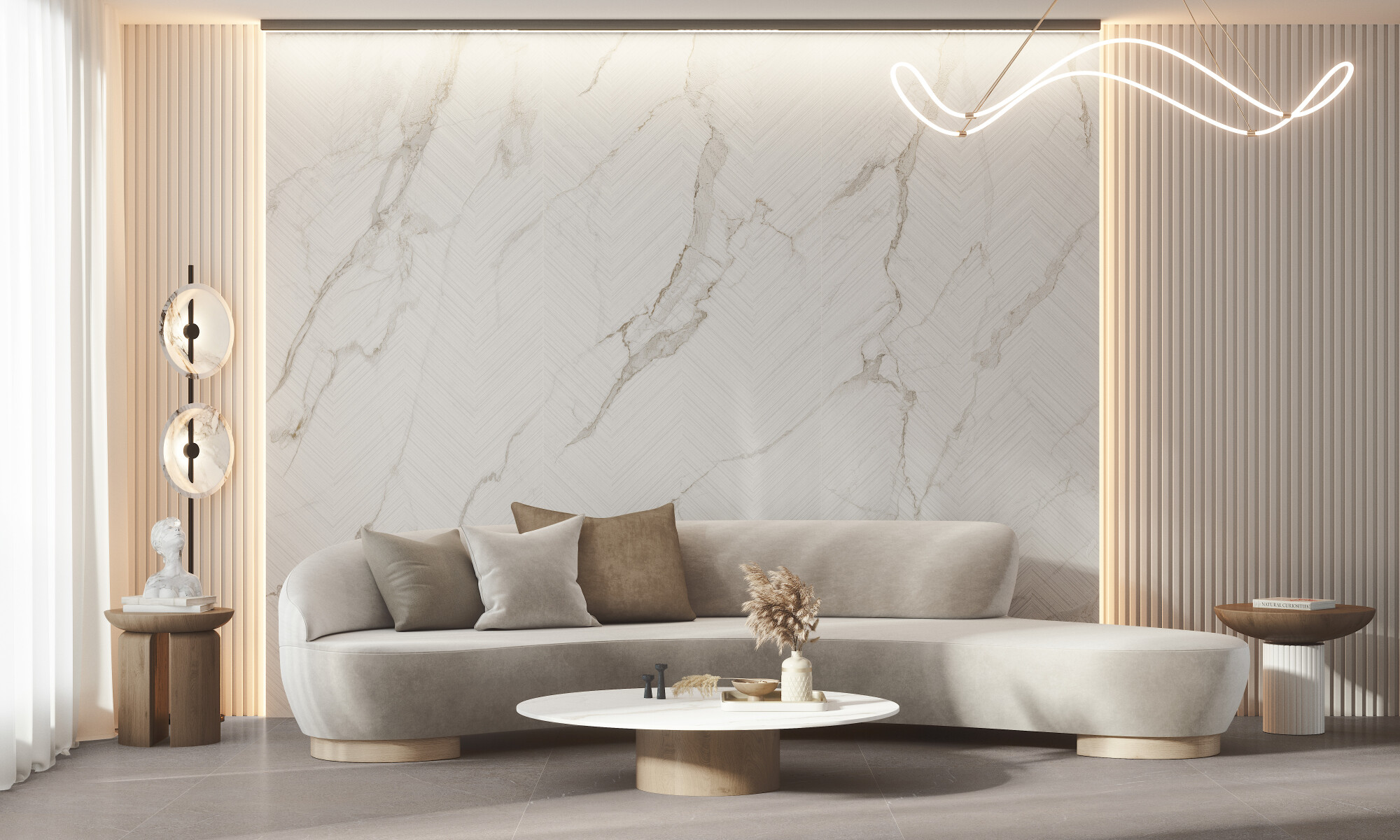 41722 На пол Museum Lumiere White/60X120/EP 60x120 - фото 19