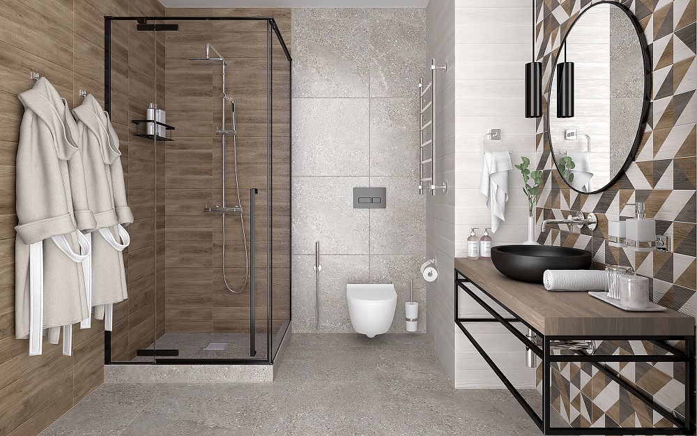 60138  На стену Avenue Тёмно-бежевый  20х60 - фото 14