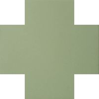 На пол Метлахская плитка 070CRPIS Cross 7 Pistache PIS 7x7
