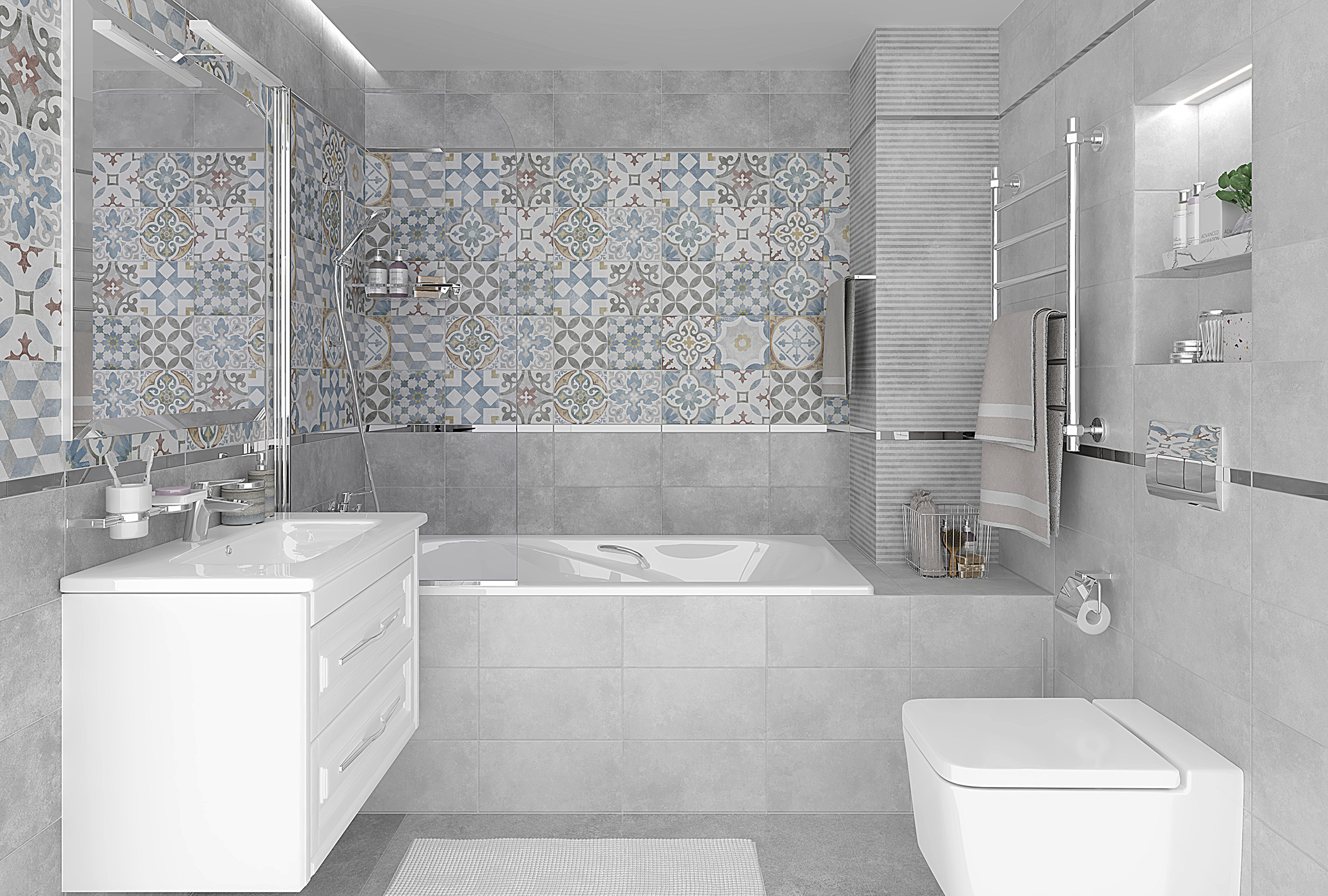 08-00-06-2455 На стену Atlas Серый - фото 7