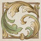 610090000776 Декоративная вставка Calabria Уголок Тропея Натуральный