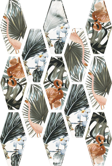 07975-0012 На стену Harlequin Curazao White Mix - фото 2