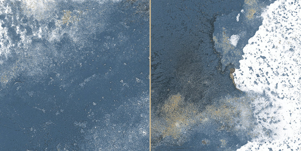 30899 На стену Fs Tradition Square Blue 20x40 - фото 9