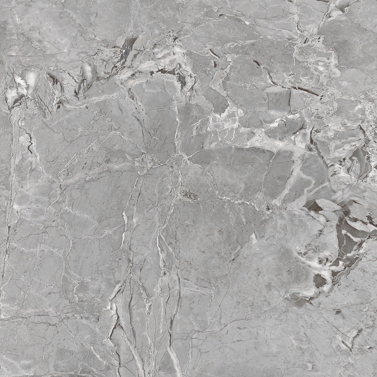 На пол Wixon Grey Shiny Sugar 60x60 - фото 2