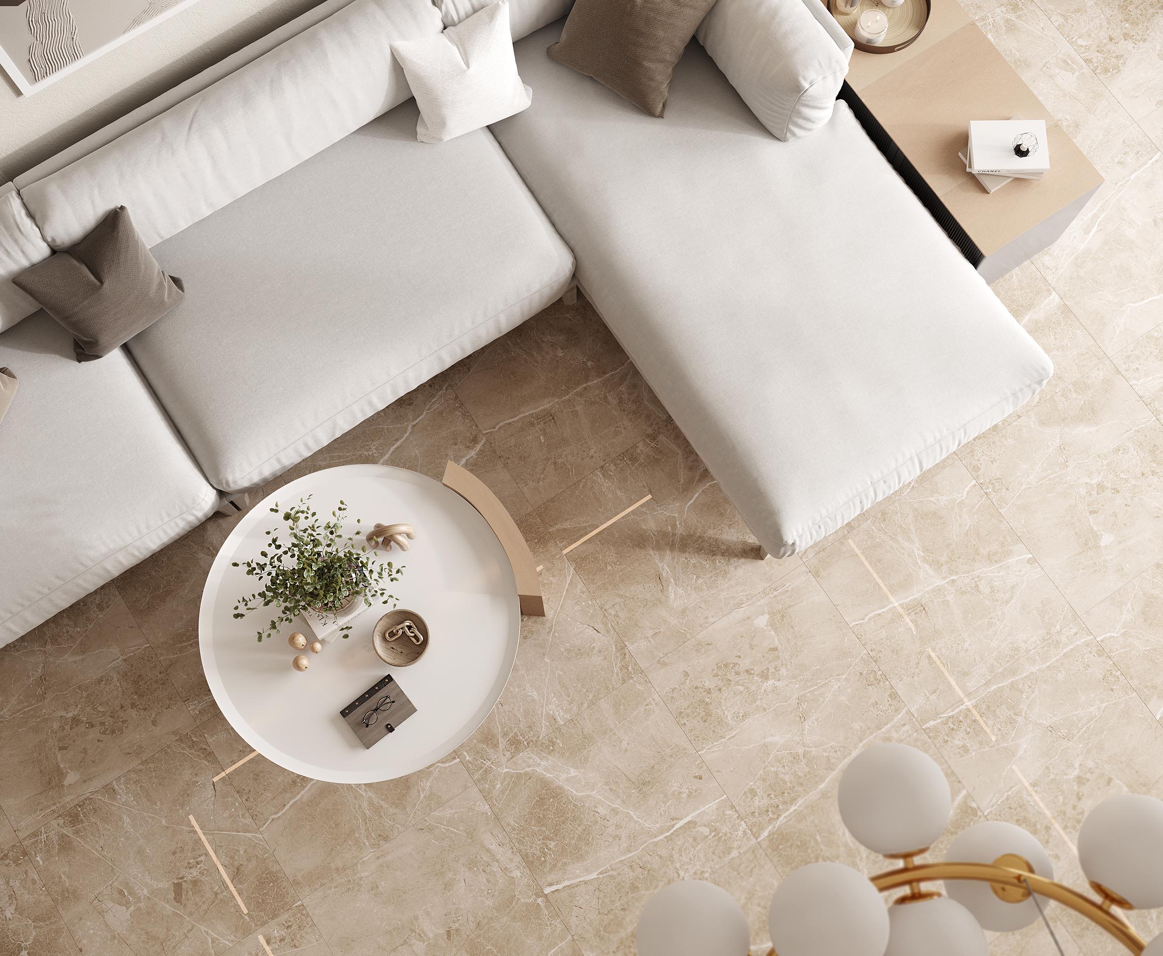 На пол Obsidian Taupe 60х120 Полированный - фото 12