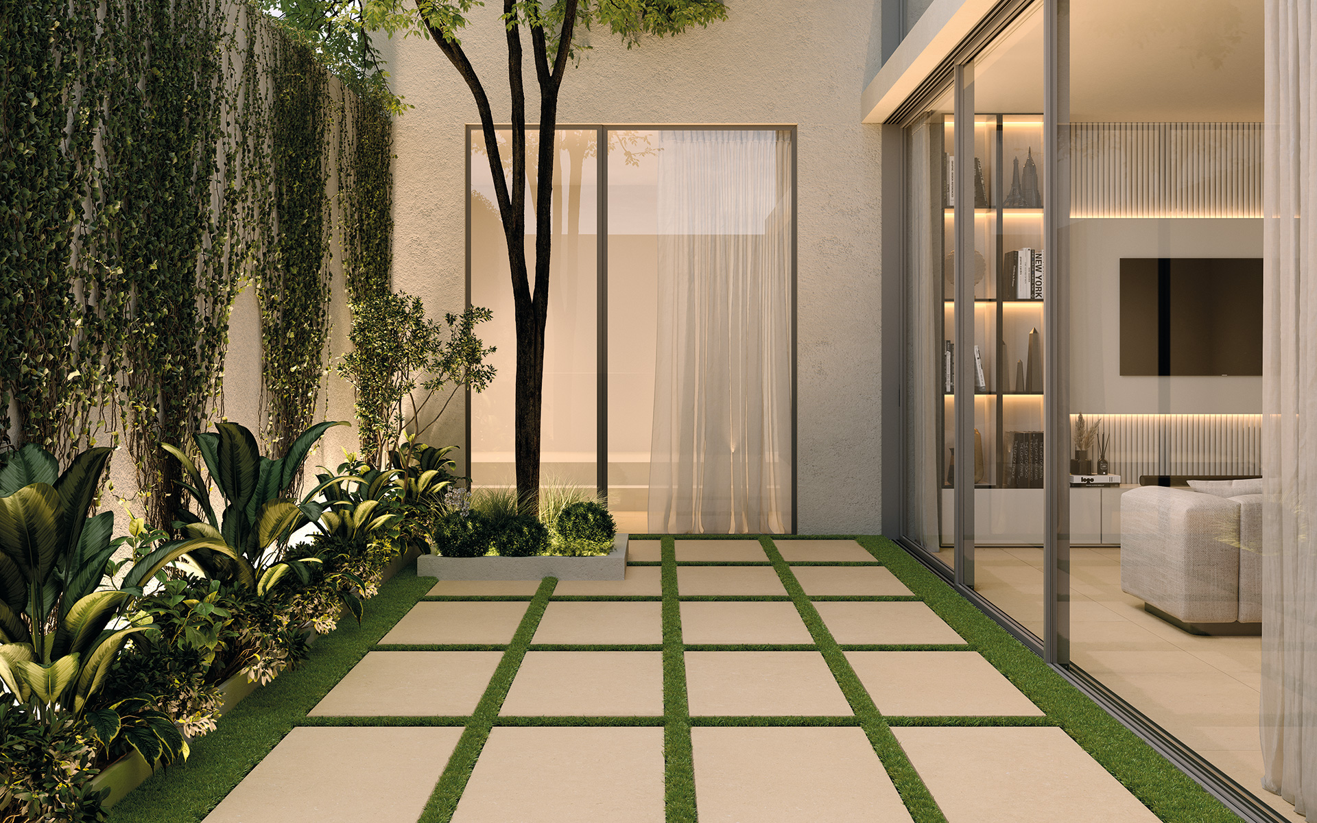 8929994 На пол Victorian Stone Moon Cream Natural Plus 120x60 - фото 13