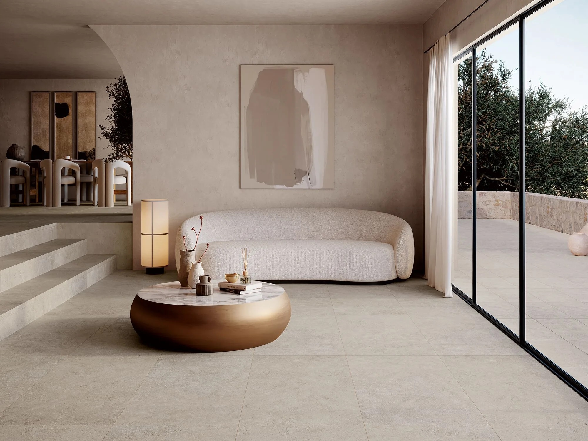 Ступень Essenza Фронтальная С-3 ML Rust 33x33 - фото 5