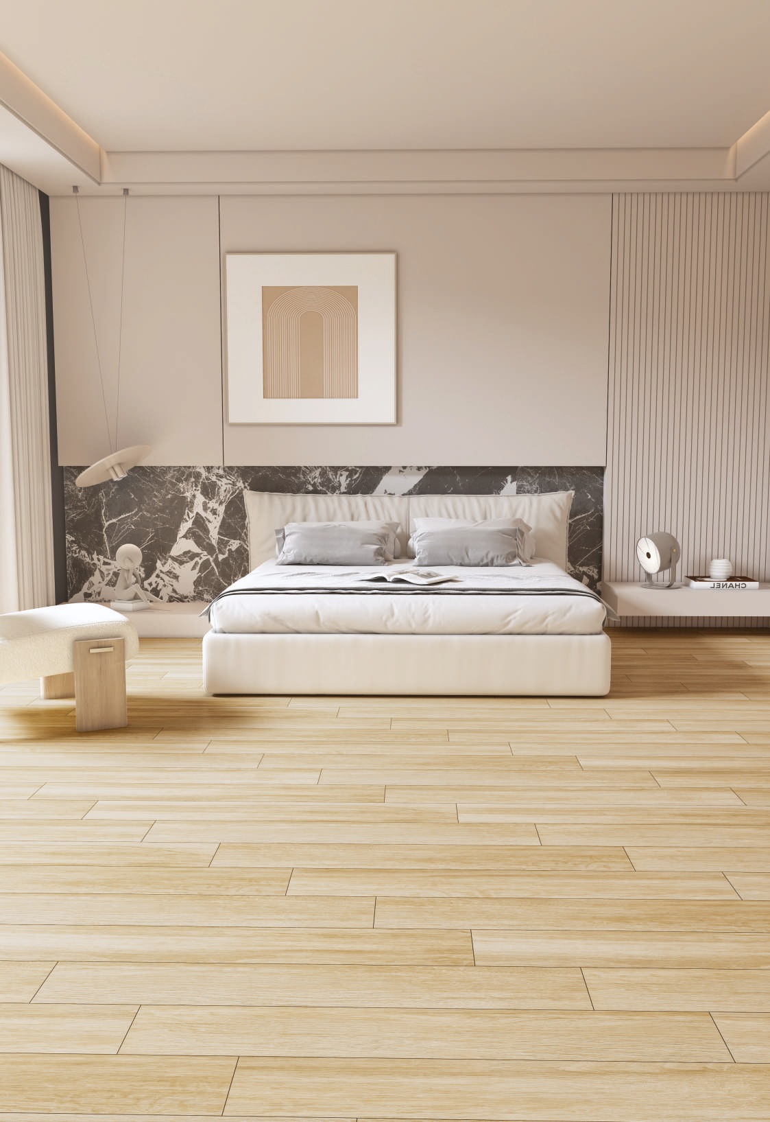 На пол Natura Ruff-Grey Matt 120x20 - фото 7