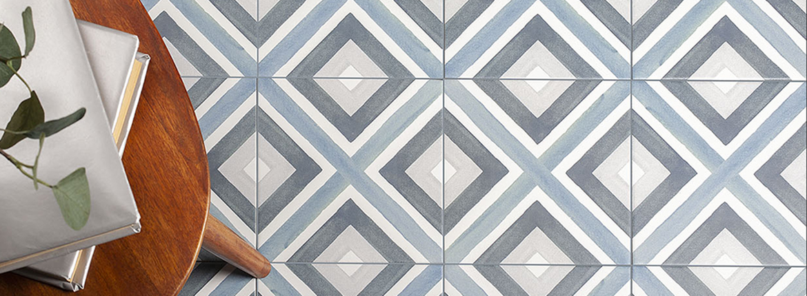 На пол Artisan Blue 19.8x19.8 - фото 9