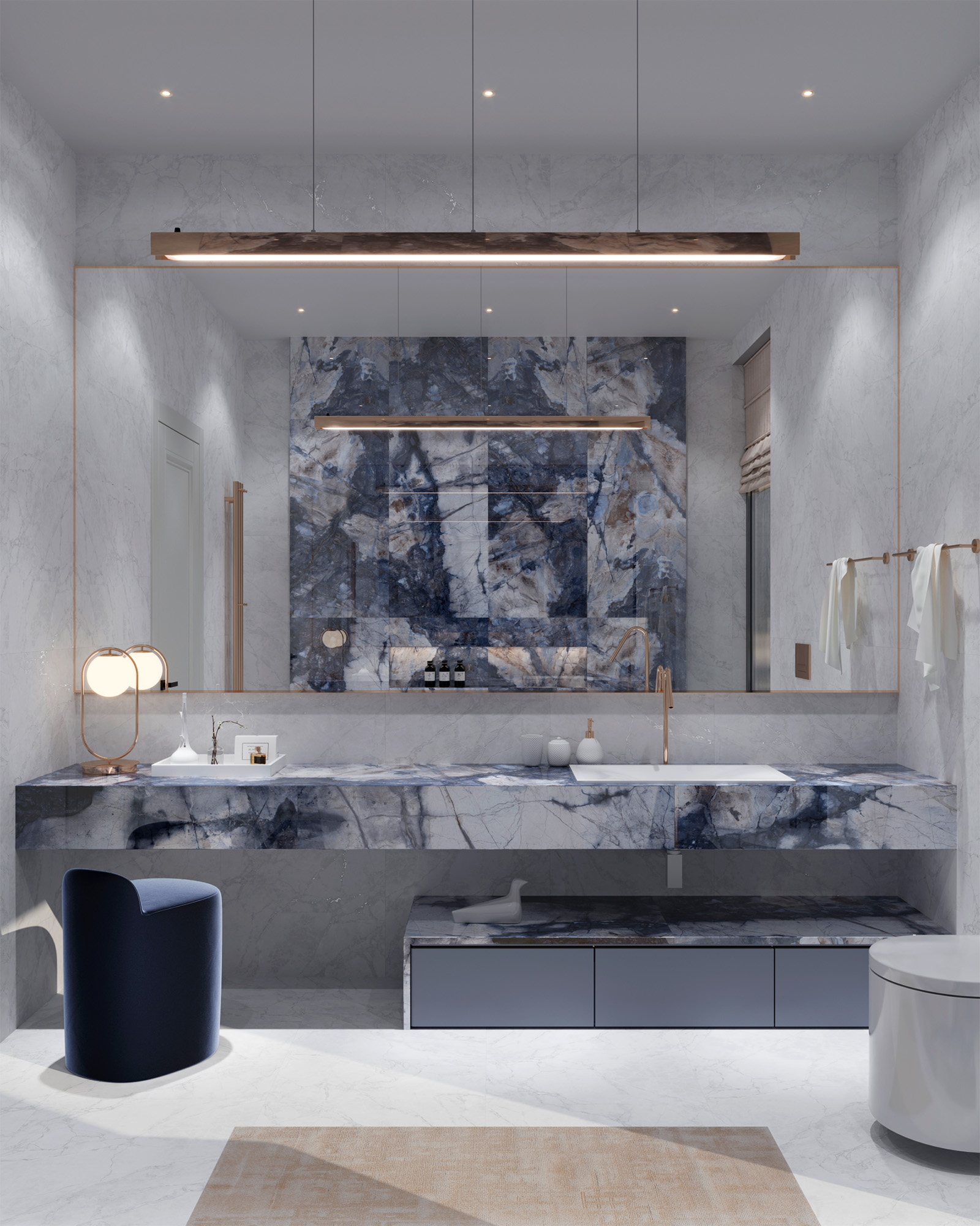 Arcadia Ceramica Bergamo Blue