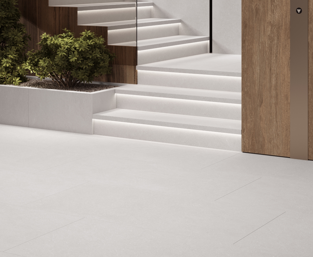 На пол Attol White Светло-серый R10Soft CB 60х120 - фото 8