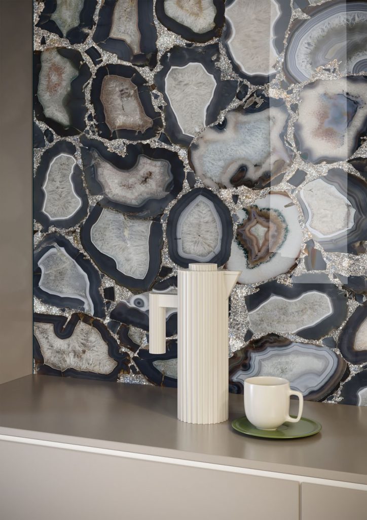 BEY7 На пол Onice OC05 Thunderstorm Polished 6mm 160x320 - фото 15