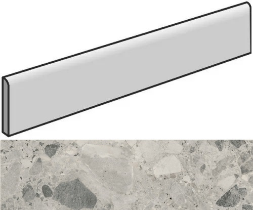 610130005315 Плинтус Continuum Stone Grey Battiscopa 7.2x80