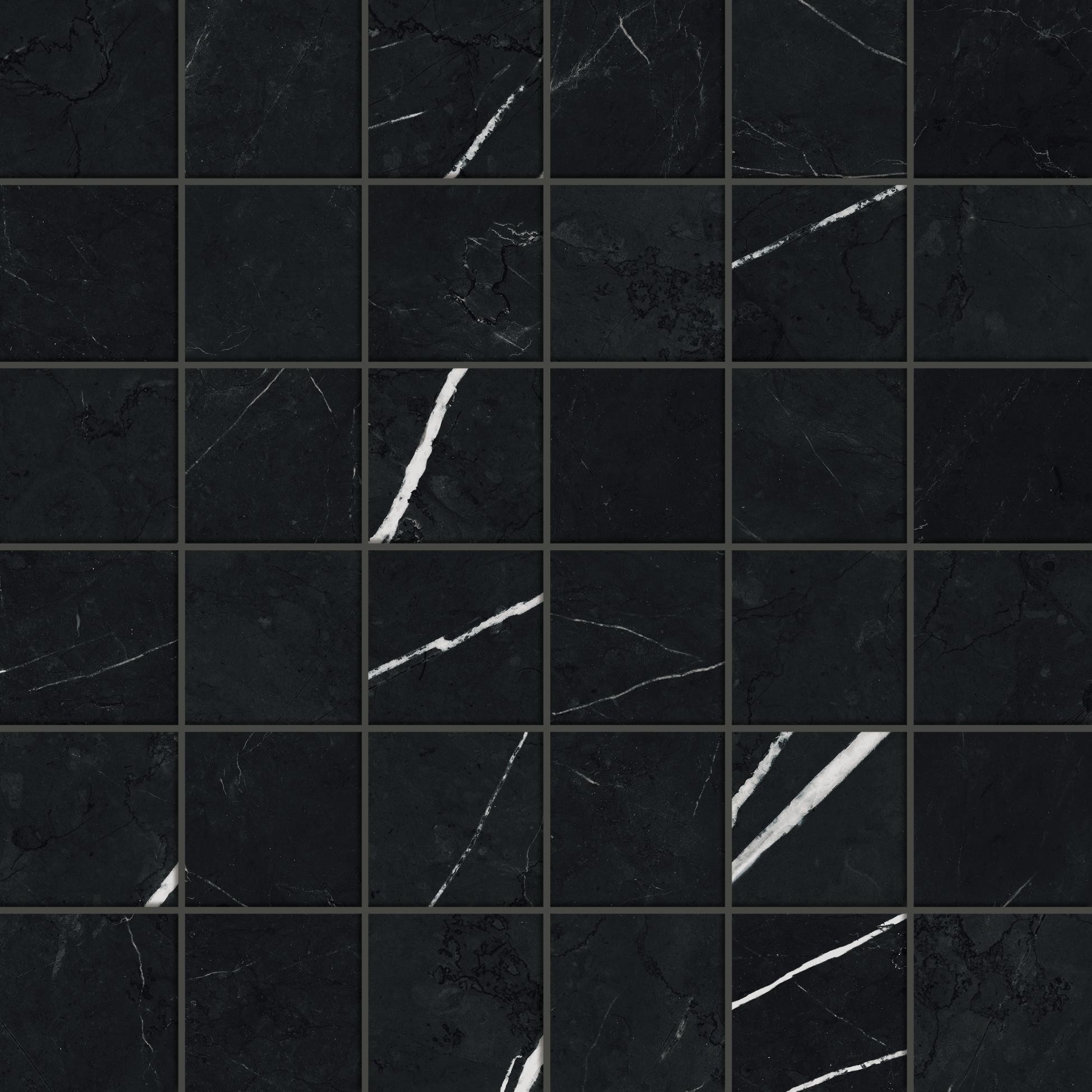 610110001071 На пол Forte dei Marmi Elegant Black Mosaic