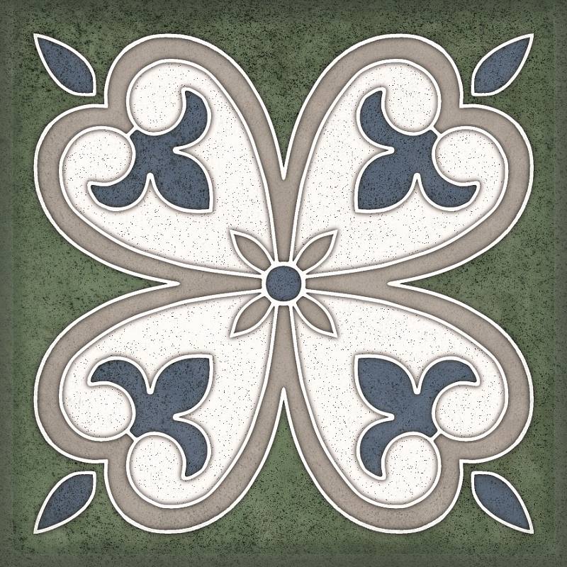 Декор Smalto Decor Verde 4 15x15