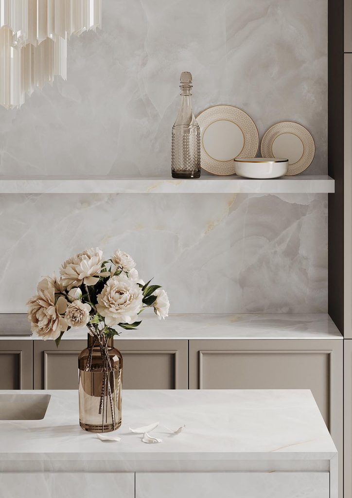 BEY7 На пол Onice OC05 Thunderstorm Polished 6mm 160x320 - фото 19